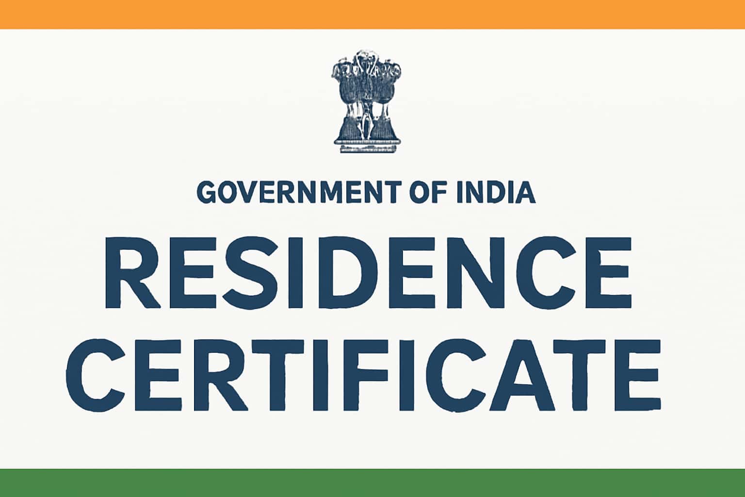 What is Residence Certificate?